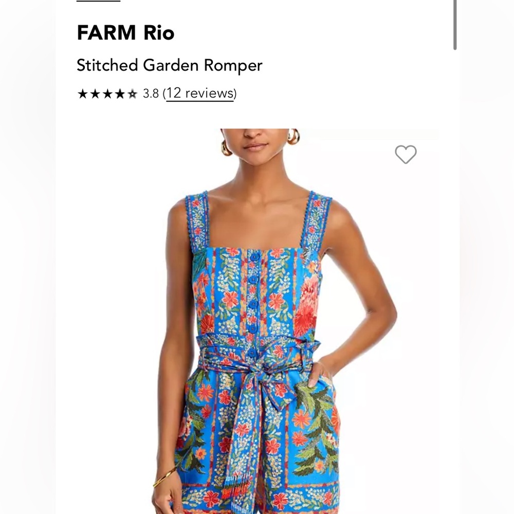 Farm Rio Garden Romper